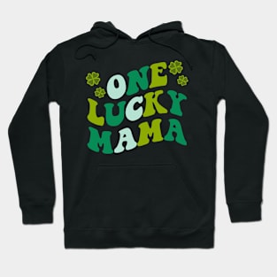 One Lucky Mama Retro Vintage St Patrick's Day Hoodie